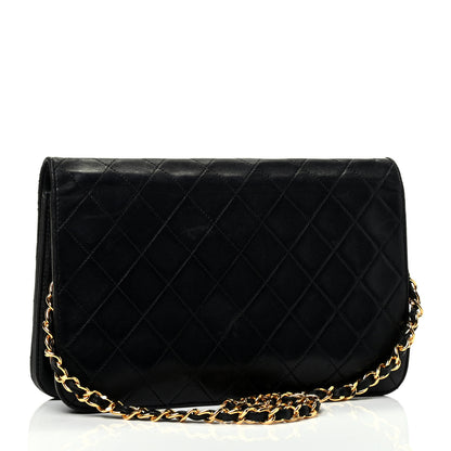 Chanel Lambskin Quilted Small Single Flap Black 2 of 4