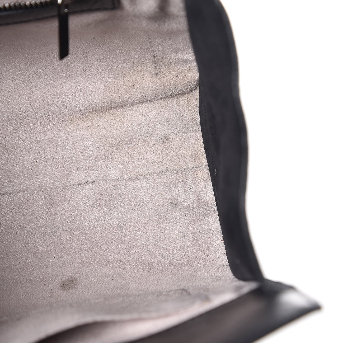 Calfskin Suede Small Riley Tote Black