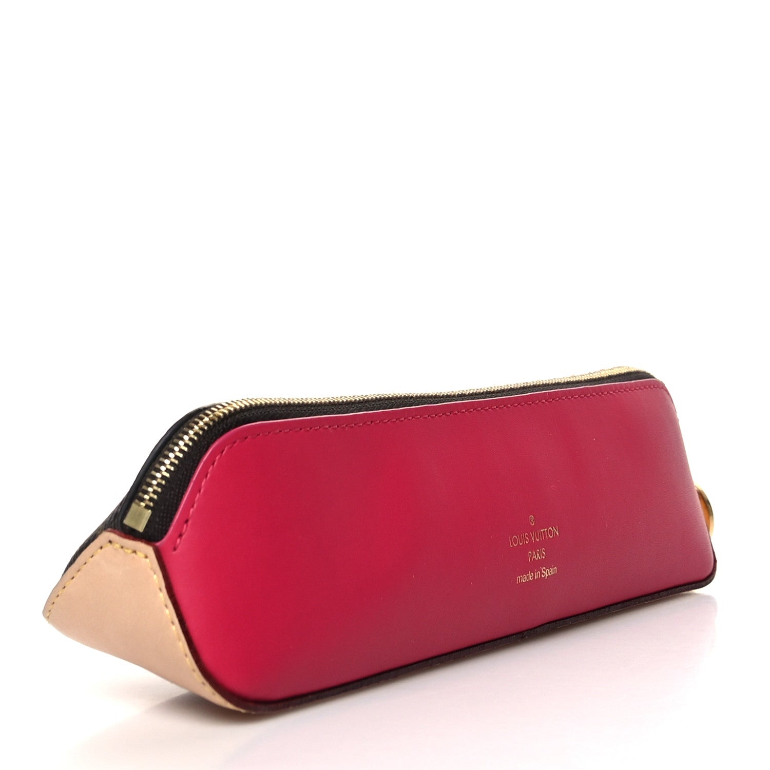 Louis Vuitton Monogram 2021 Christmas Animation Hollywood Elizabeth Pencil Pouch Coquelicot 3 of 10
