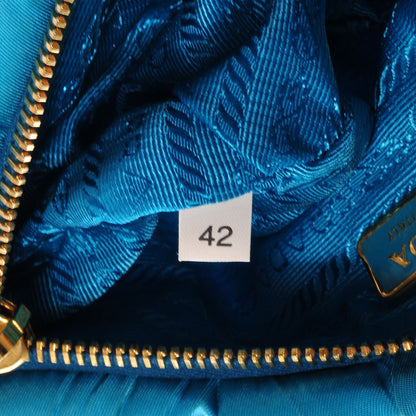Prada Tessuto Wristlet Clutch Turchese 7 of 9