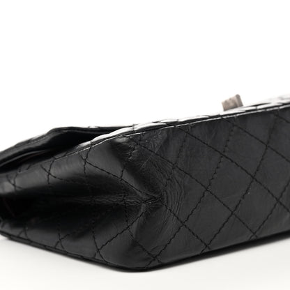 Chanel Aged Calfskin Quilted 2.55 Reissue 225 Flap Black 9 of 11