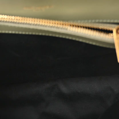 Saint Laurent Calfskin Y Quilted Monogram Medium Loulou Chain Satchel Light Sage 5 of 12