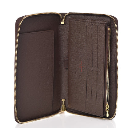 Louis Vuitton Damier Ebene Zippy Organizer Wallet 5 of 9