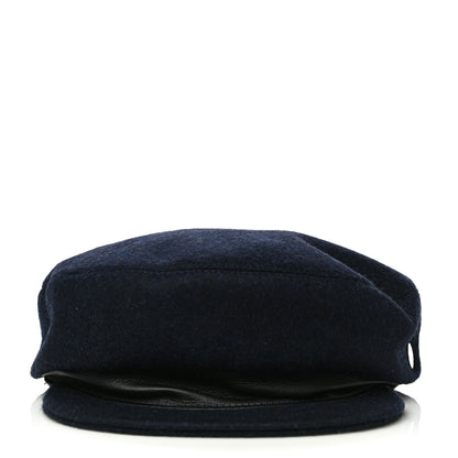 Hermes Laine Dani Cap 58 Marine Black 3 of 6