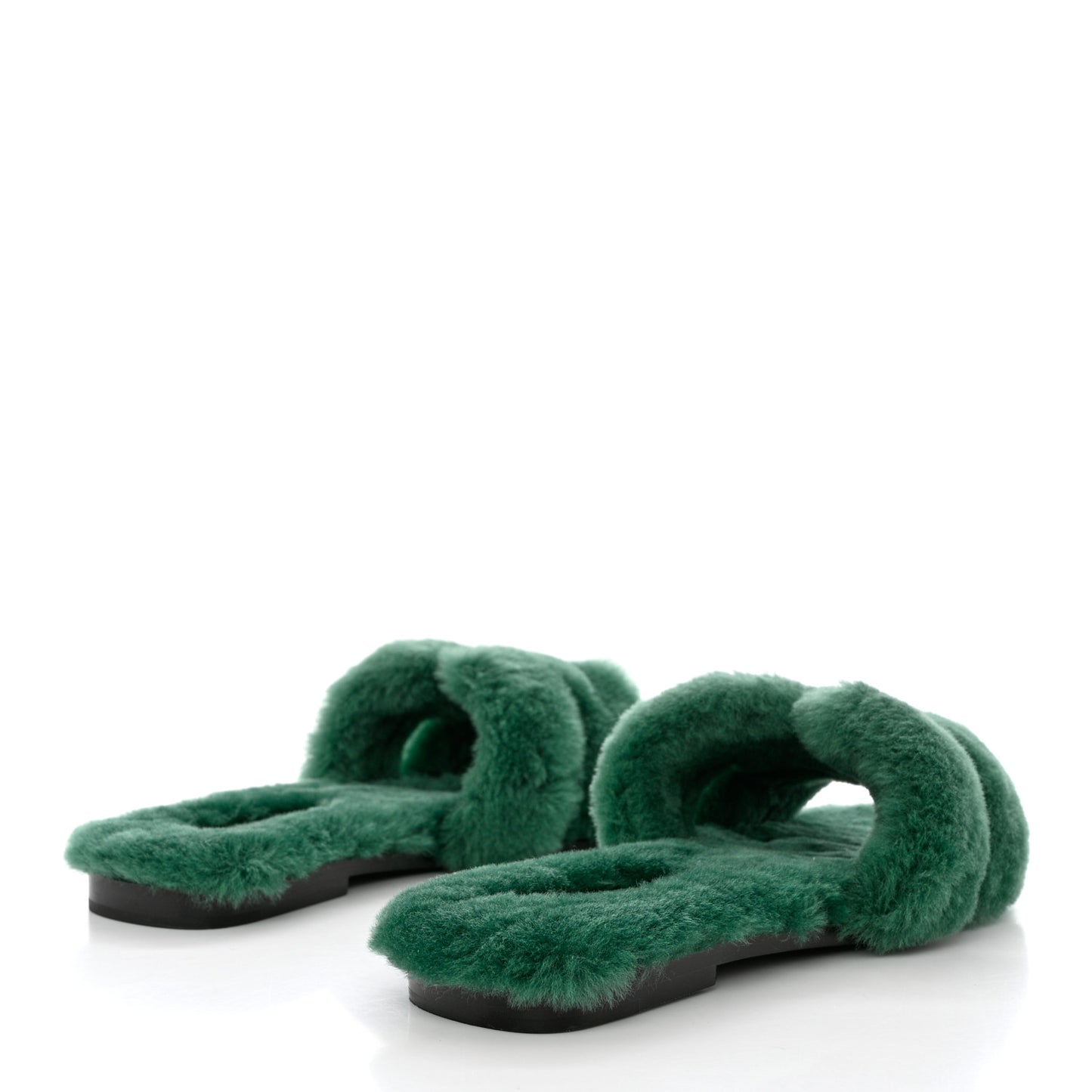 Woolskin Oran Sandals 37.5 Vert Anglais