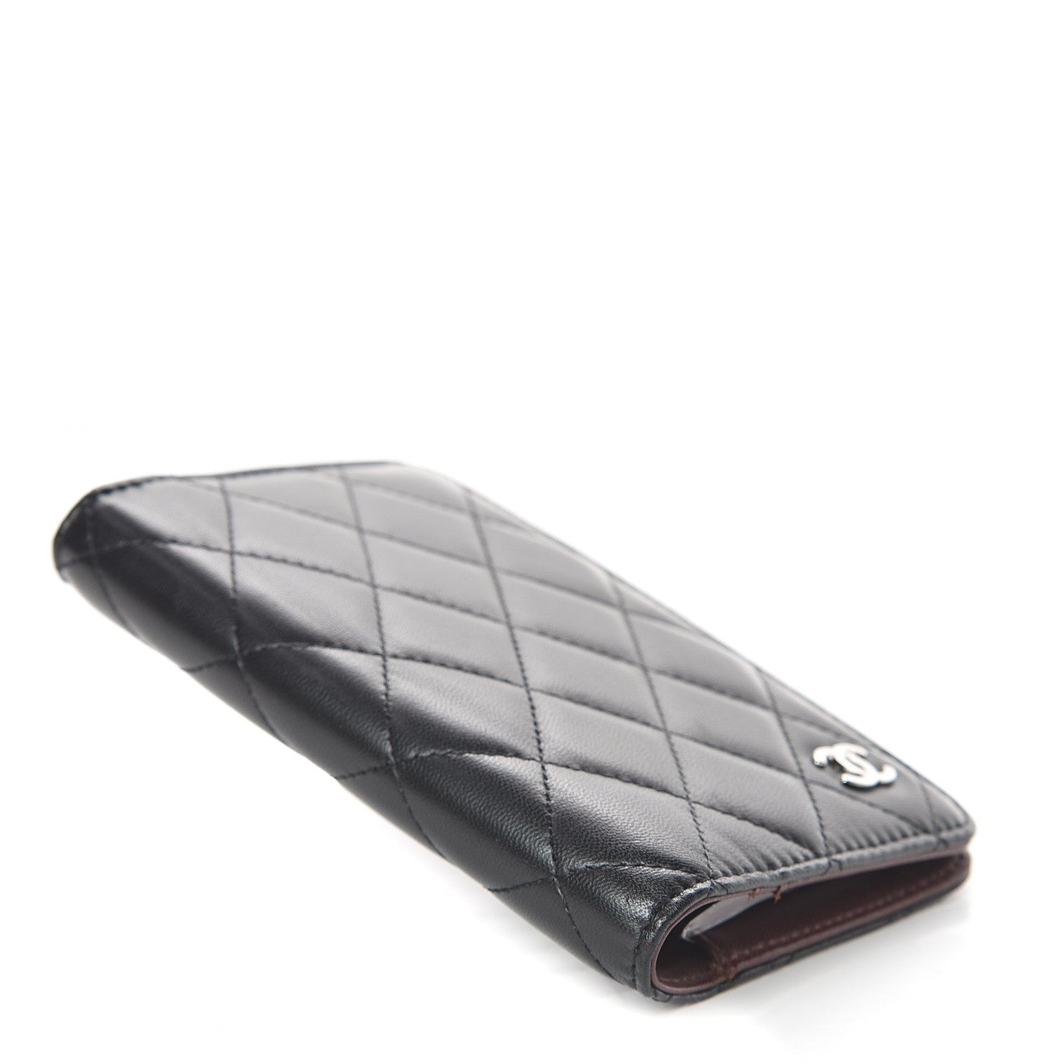 Chanel Lambskin Quilted Small Agenda Cover Black 3 of 7