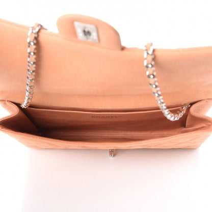 Chanel Iridescent Caviar Clutch with Chain Flap Beige 8 of 9