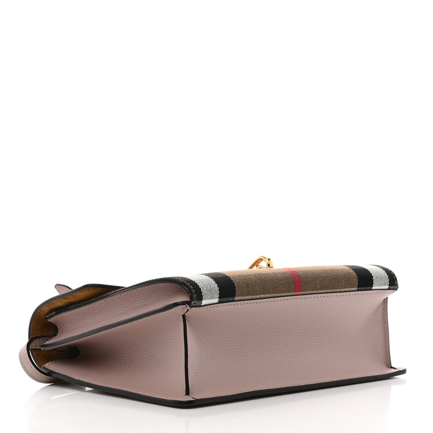 Derby Calfskin House Check Small Macken Crossbody Bag Pale Orchid