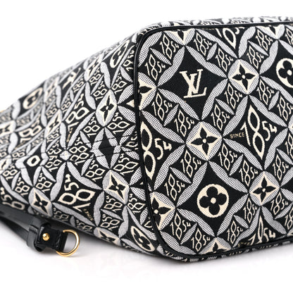 Louis Vuitton Jacquard Since 1854 Neverfull MM Grey 9 of 11