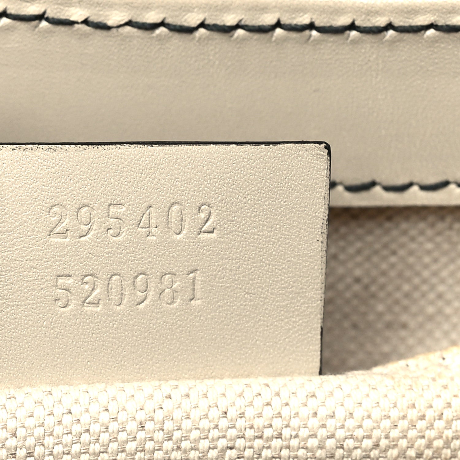 Gucci Monogram Margaux Calfskin Medium Emily Chain Shoulder Bag Beige Ebony Mystic White 7 of 14
