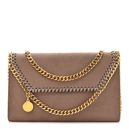 Stella McCartney Shaggy Deer Mini Falabella Crossbody Bag Beige 1 of 9