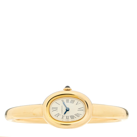 18K Yellow Gold 19mm Baignoire Quartz Watch