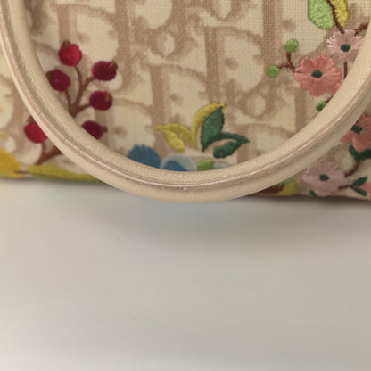 Christian Dior Monogram Vintage Flowers Boston Beige 16 of 16