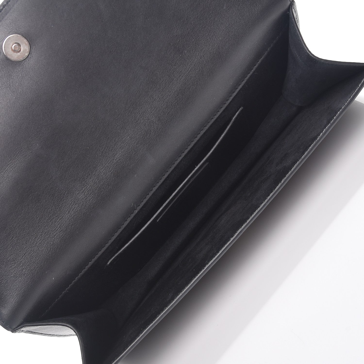 Saint Laurent Calfskin Classic Betty Clutch Black 5 of 10