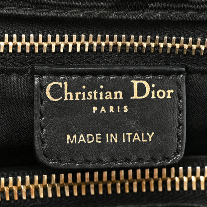Christian Dior Canvas Cannage East West Tote Black 8 of 16