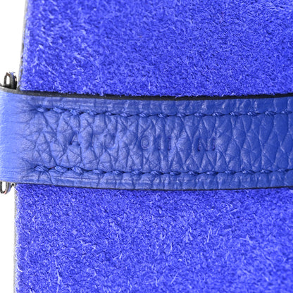 Hermes Taurillon Clemence Picotin Lock 18 PM Bleu Electrique 6 of 12