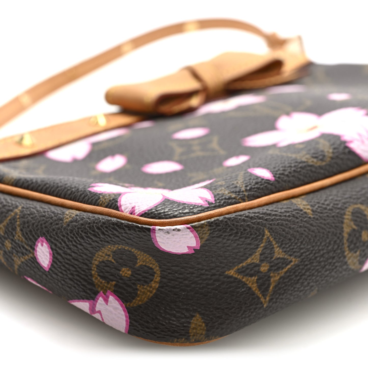 Monogram Cherry Blossom Pochette Accessories Brown