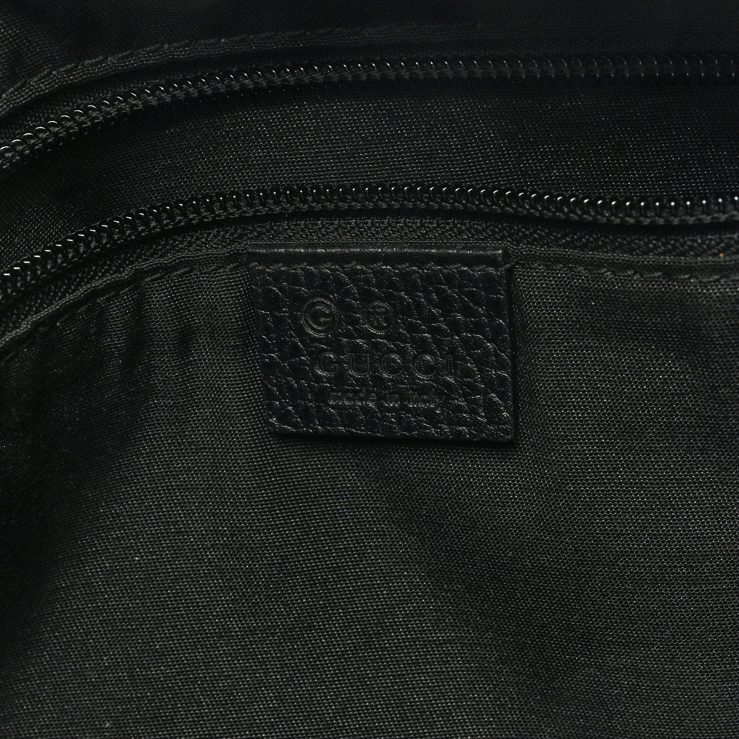 Nylon Monogram Medium Flat Messenger Bag Black