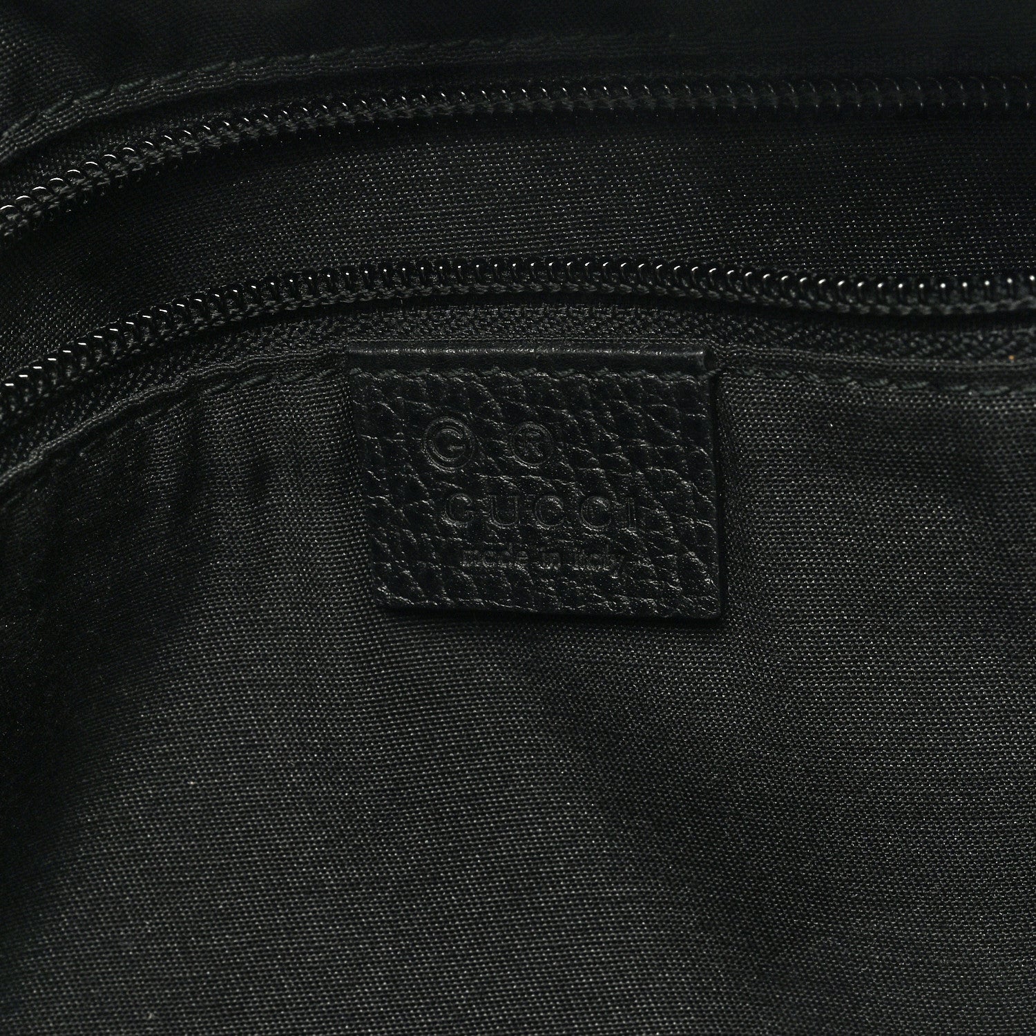Gucci Nylon Monogram Medium Flat Messenger Bag Black 6 of 8