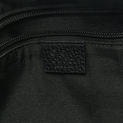 Gucci Nylon Monogram Medium Flat Messenger Bag Black 6 of 8