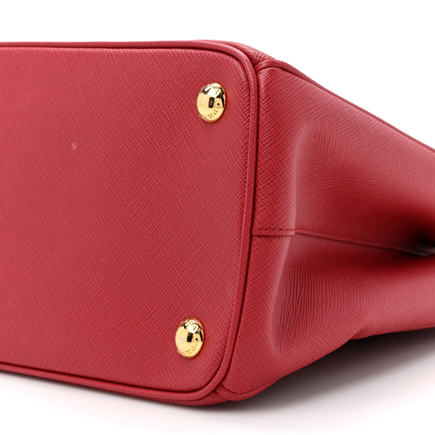 Saffiano Small Galleria Double Zip Tote Fuoco