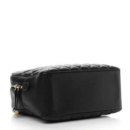 Chanel Calfskin Quilted CC Medium Vanity Case Black 5 of 11