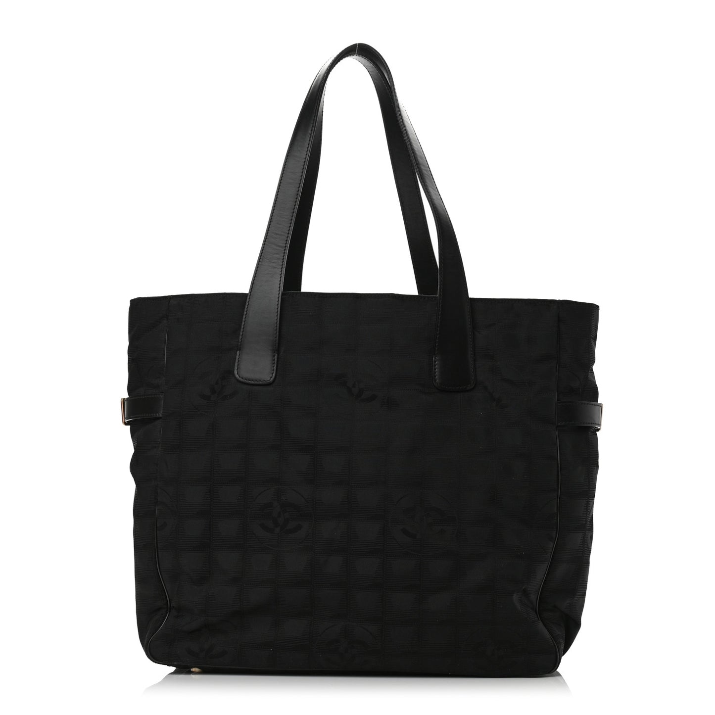 Nylon Medium Travel Tote Black