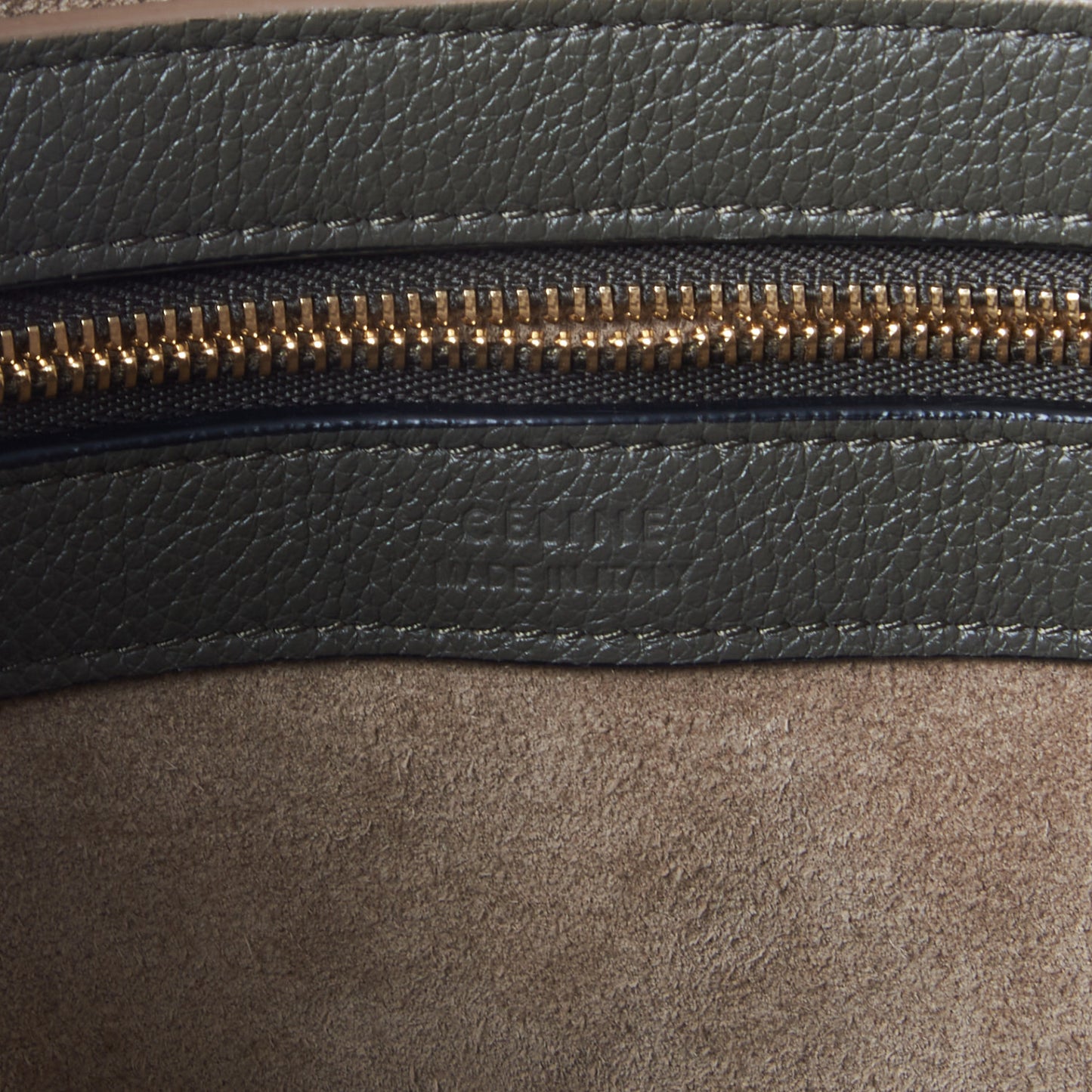 Soft Grained Calfskin Small Belt Cabas Phantom Taupe