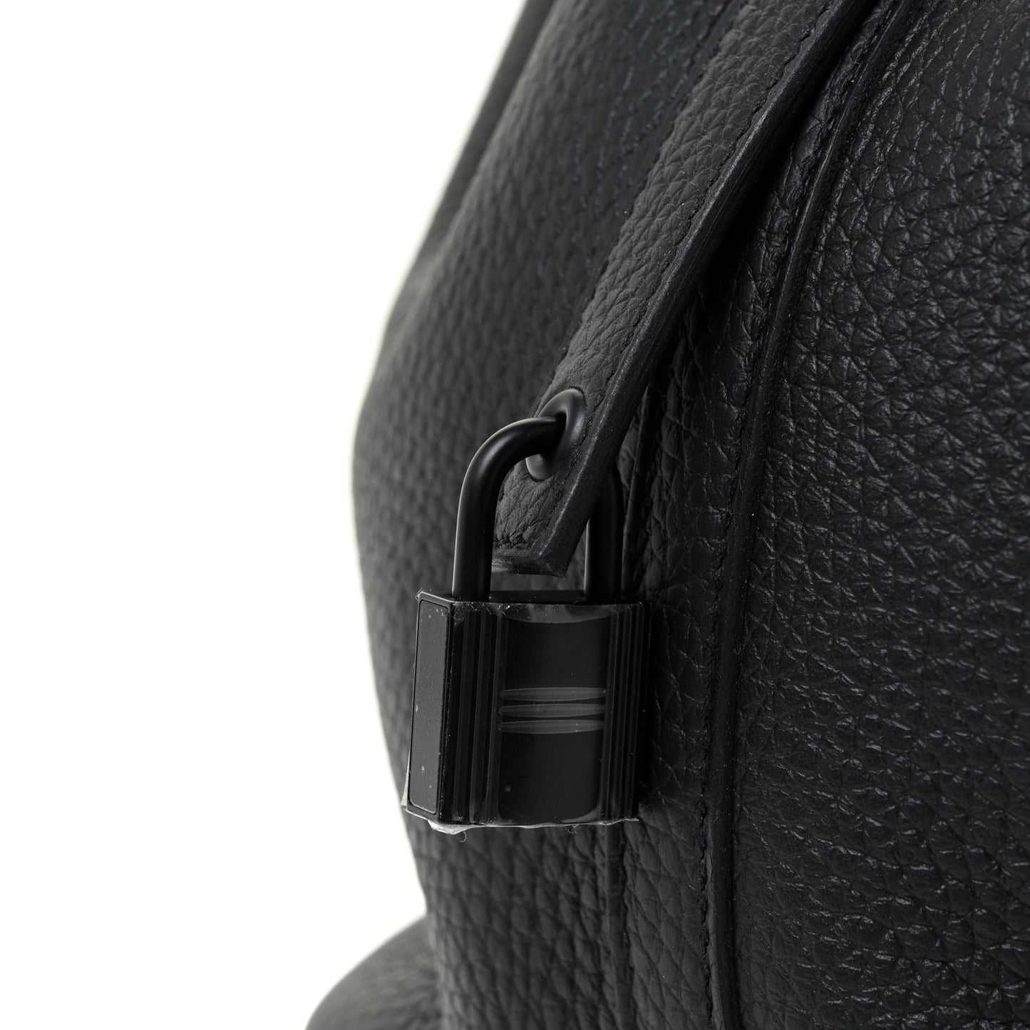 Taurillon Clemence Monochrome Picotin Lock 18 PM Black
