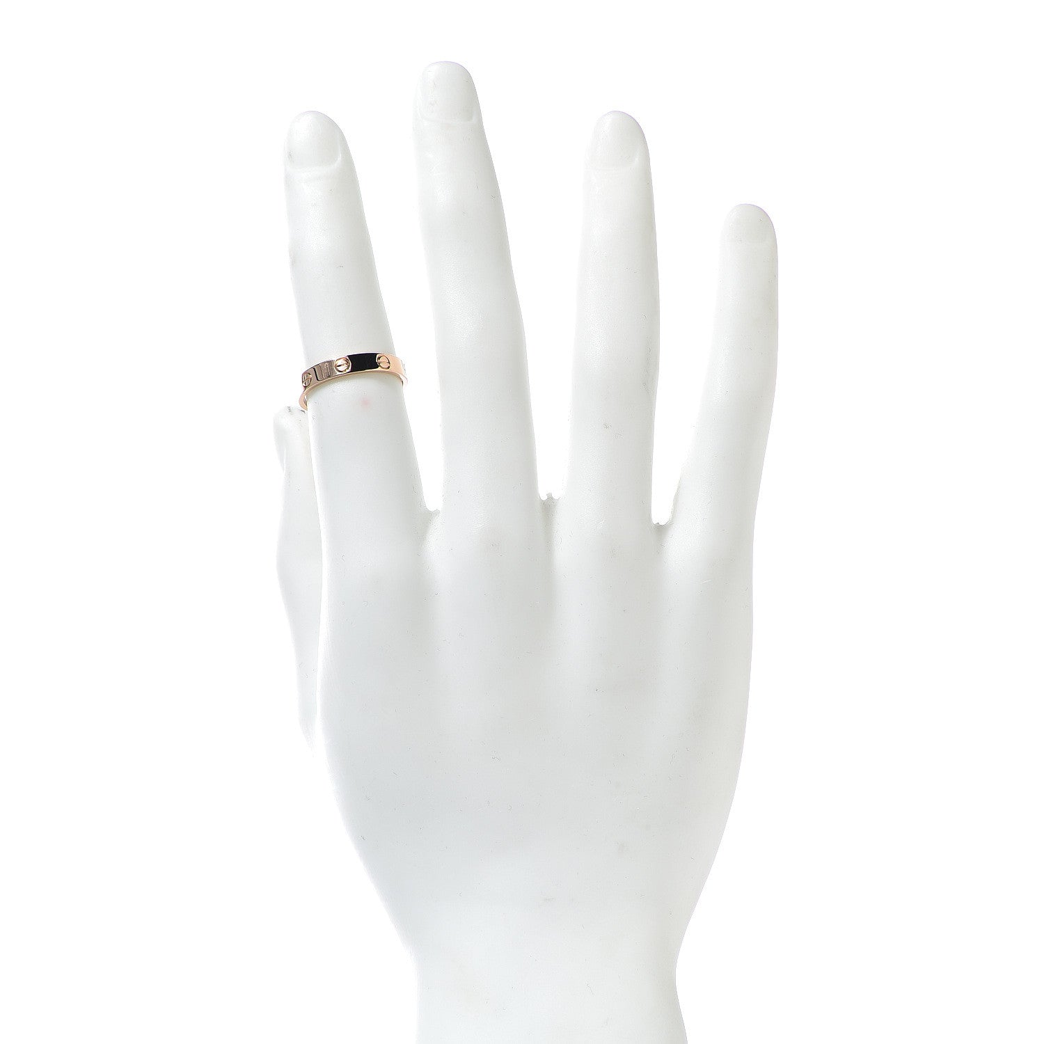 Cartier 18K Pink Gold 3.5mm LOVE Wedding Band Ring 58 8.5 2 of 5
