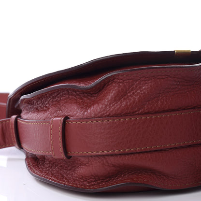 Chloe Calfskin Medium Marcie Round Crossbody Bag Red 8 of 9