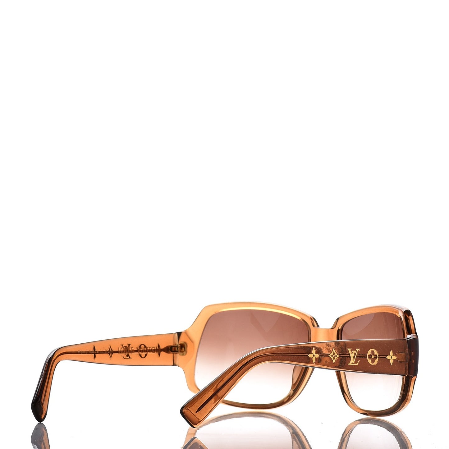 Acetate Obsession Carre Sunglasses Z0025W Glitter Honey