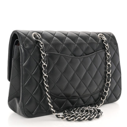 Chanel Lambskin Quilted Medium Double Flap Black 3 of 16