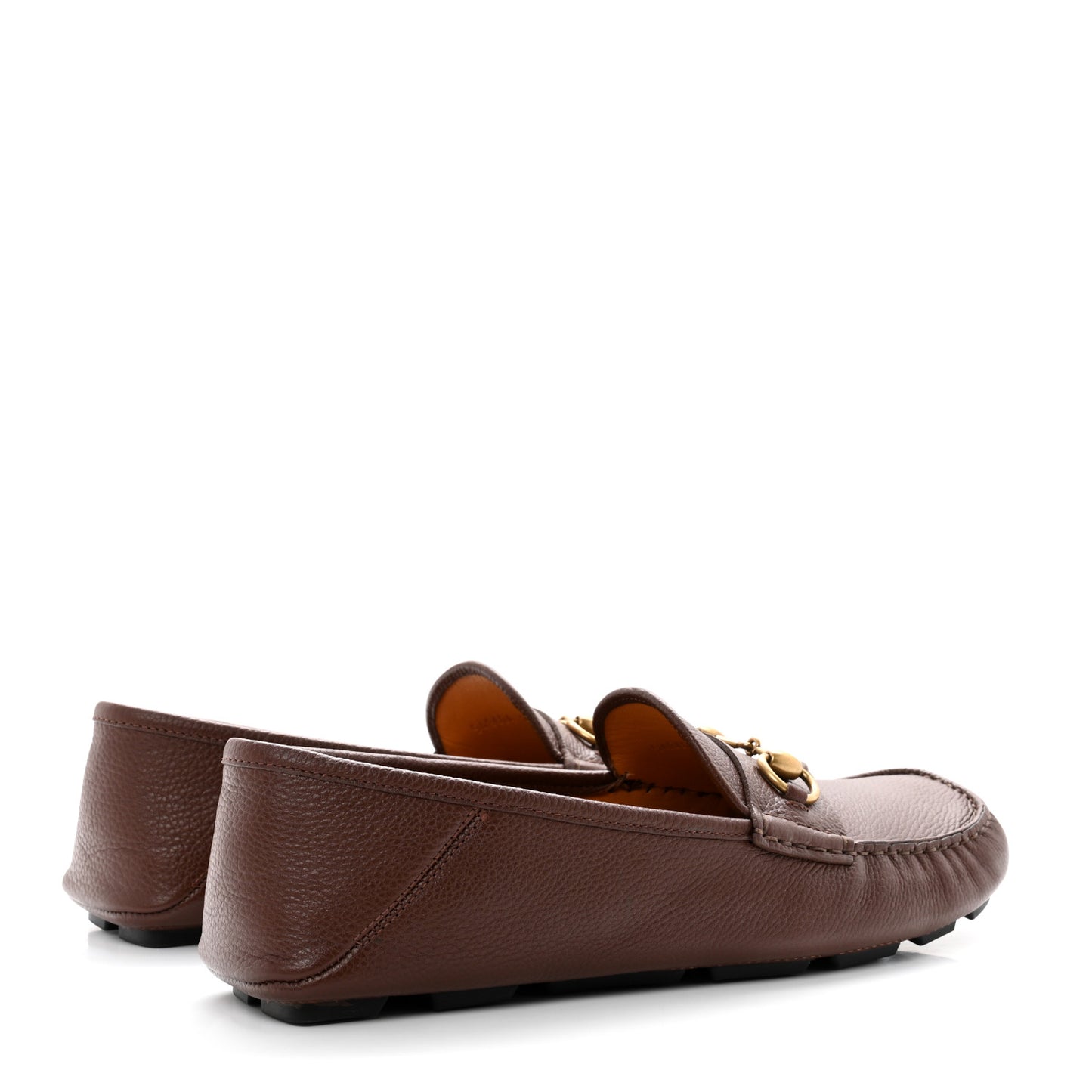 Hebron Calfskin Mens Horsebit Loafers 8.5 Light Brown