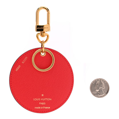 Louis Vuitton Monogram 2021 Christmas Animation London Bag Charm Key Ring Red 2 of 4