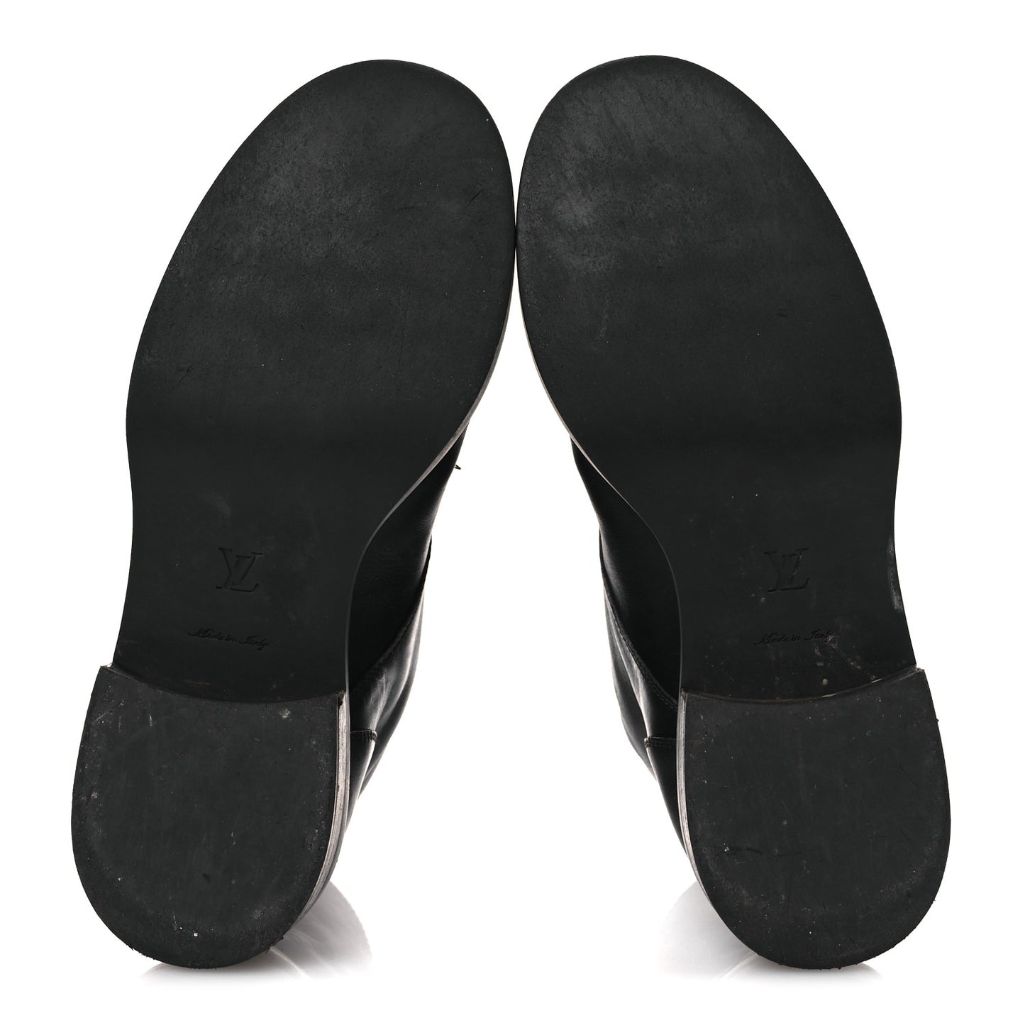 Calfskin Flat Ranger Boots 36.5 Black