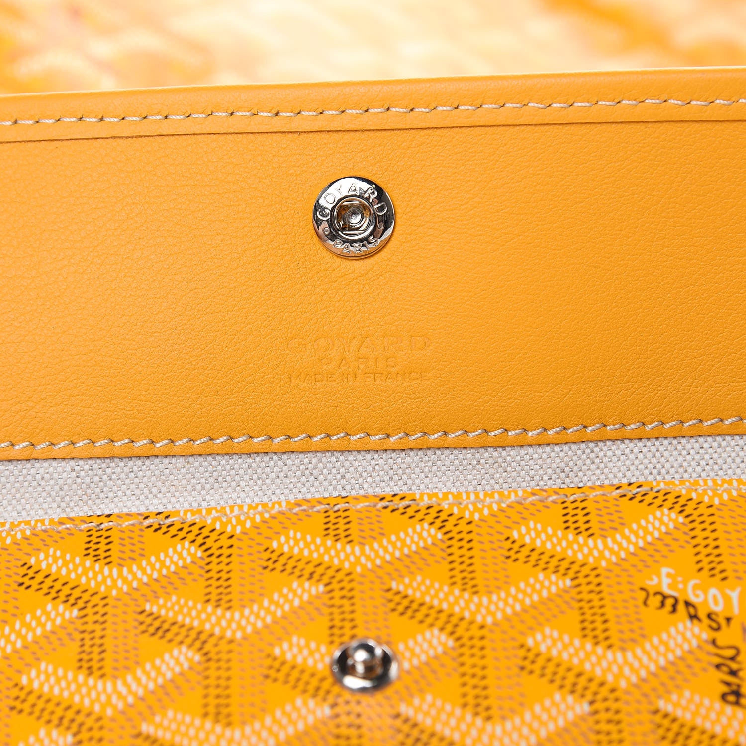 Goyard Goyardine Saint Louis PM Yellow 6 of 15