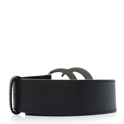 Gucci Textured Calfskin Double G 100 40 Belt Black 2 of 4