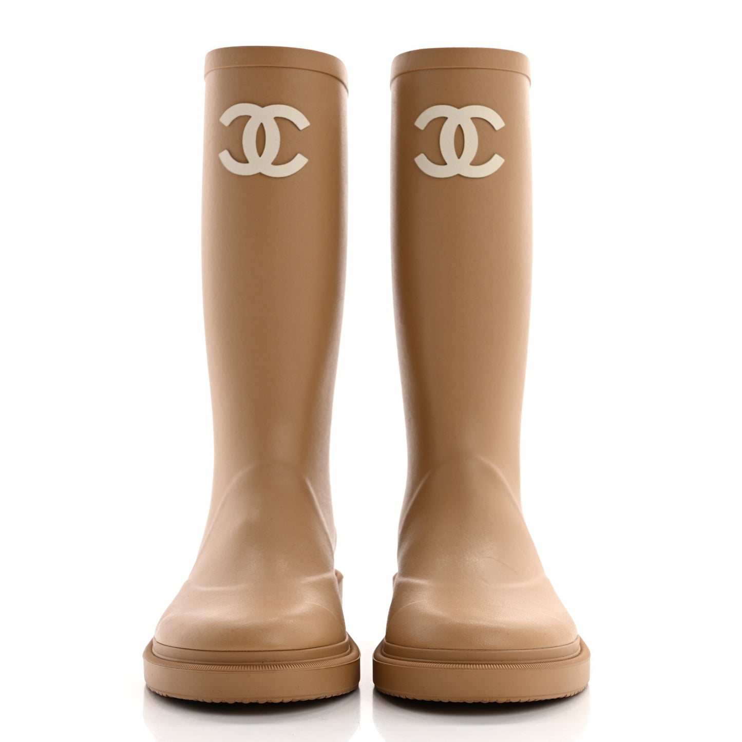 Caoutchouk CC High Boots 37 Beige