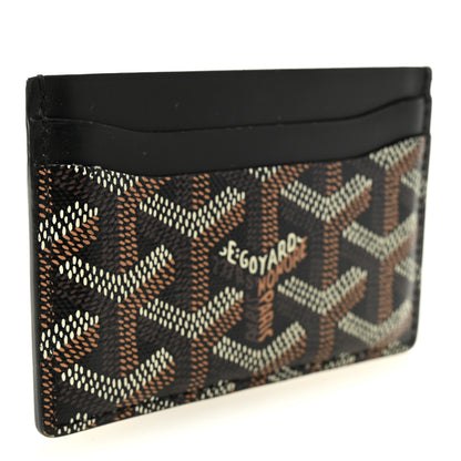 Goyard Goyardine Saint Sulpice Card Holder Black 3 of 7