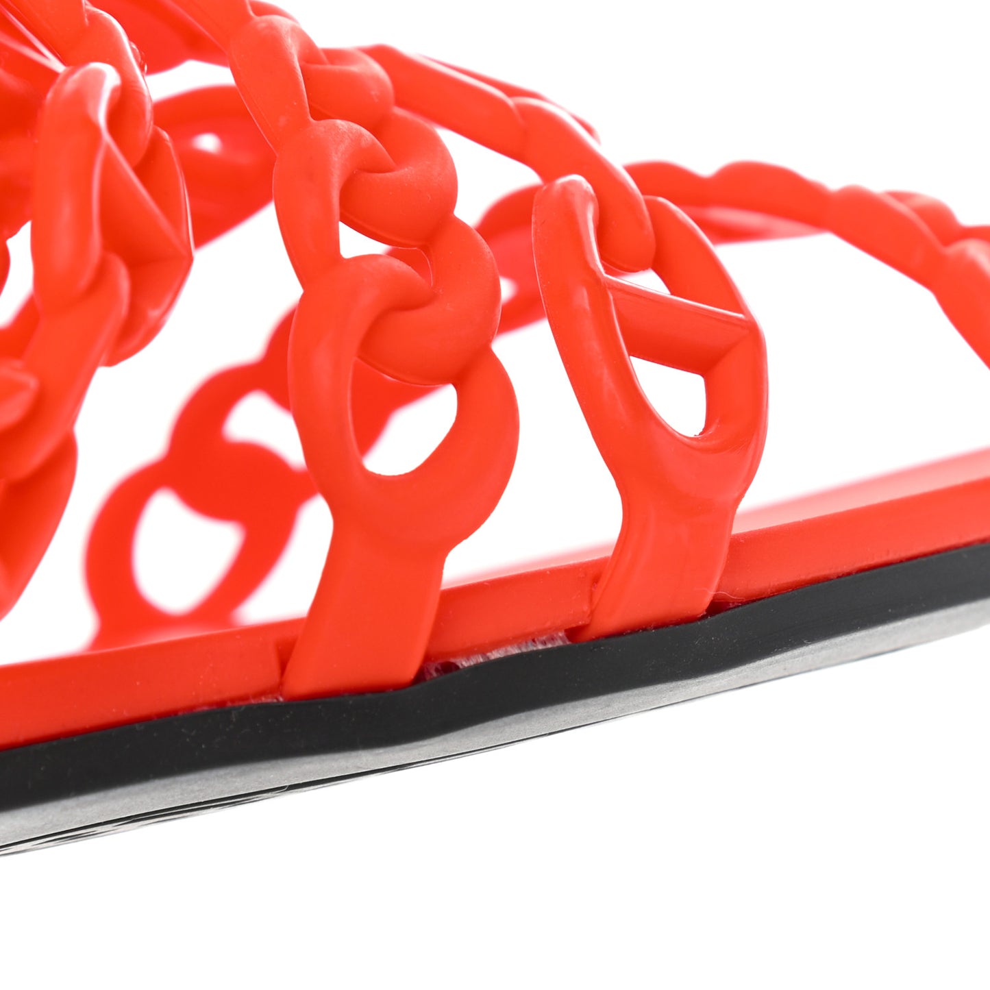 Rubber Chaine d'Ancre Nude Sandals 38 Pavot