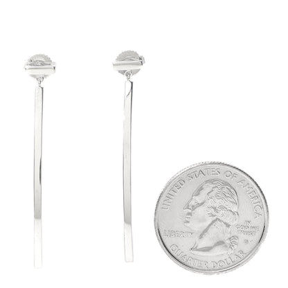 Tiffany Sterling Silver T Wire Bar Earrings 2 of 4