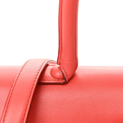 Delvaux Box Calfskin MM Brillant Satchel Sunset 12 of 12