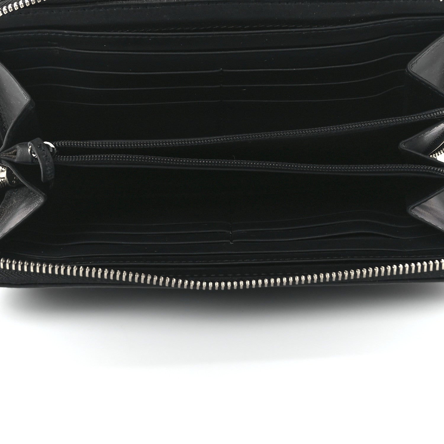 Gucci Guccissima Signature Travel Document Case Black 4 of 12