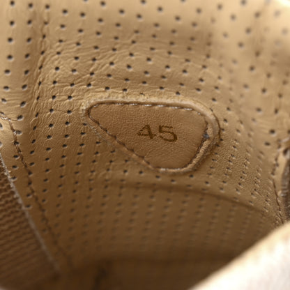 Christian Louboutin Suede Canvas Mens Fique A Vontade Sneakers 45 Beige 8 of 10