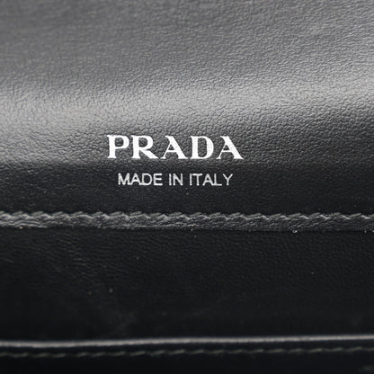 Prada Saffiano City Calf Mini Envelope Bag Black 8 of 12