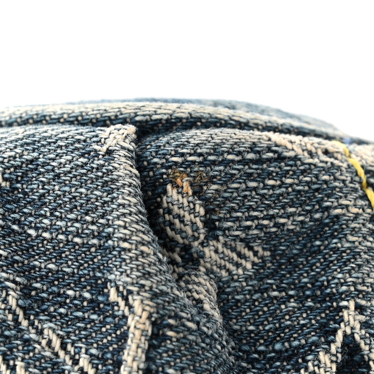 Monogram Denim Mini Pleaty Blue