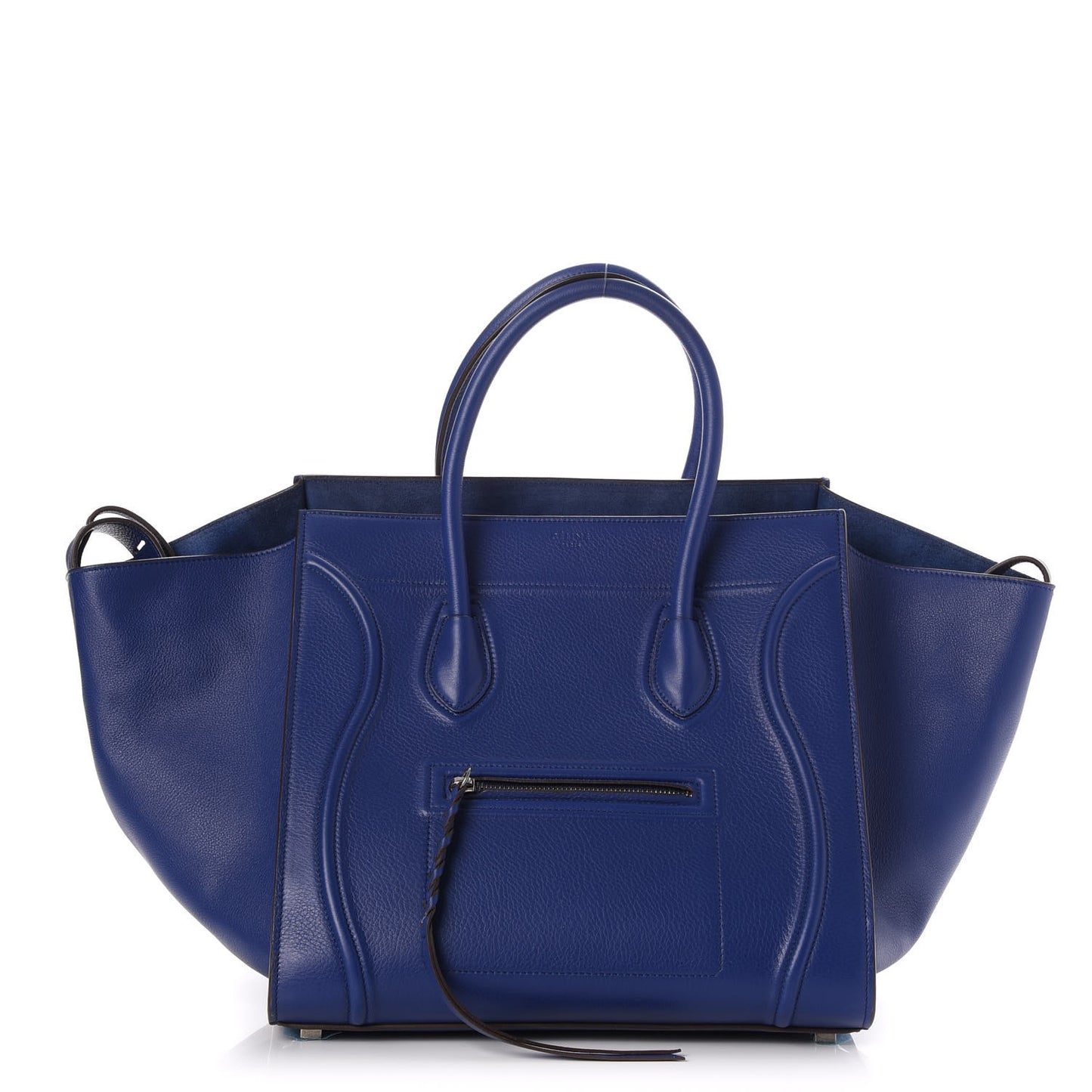 Supple Calfskin Medium Phantom Luggage Indigo
