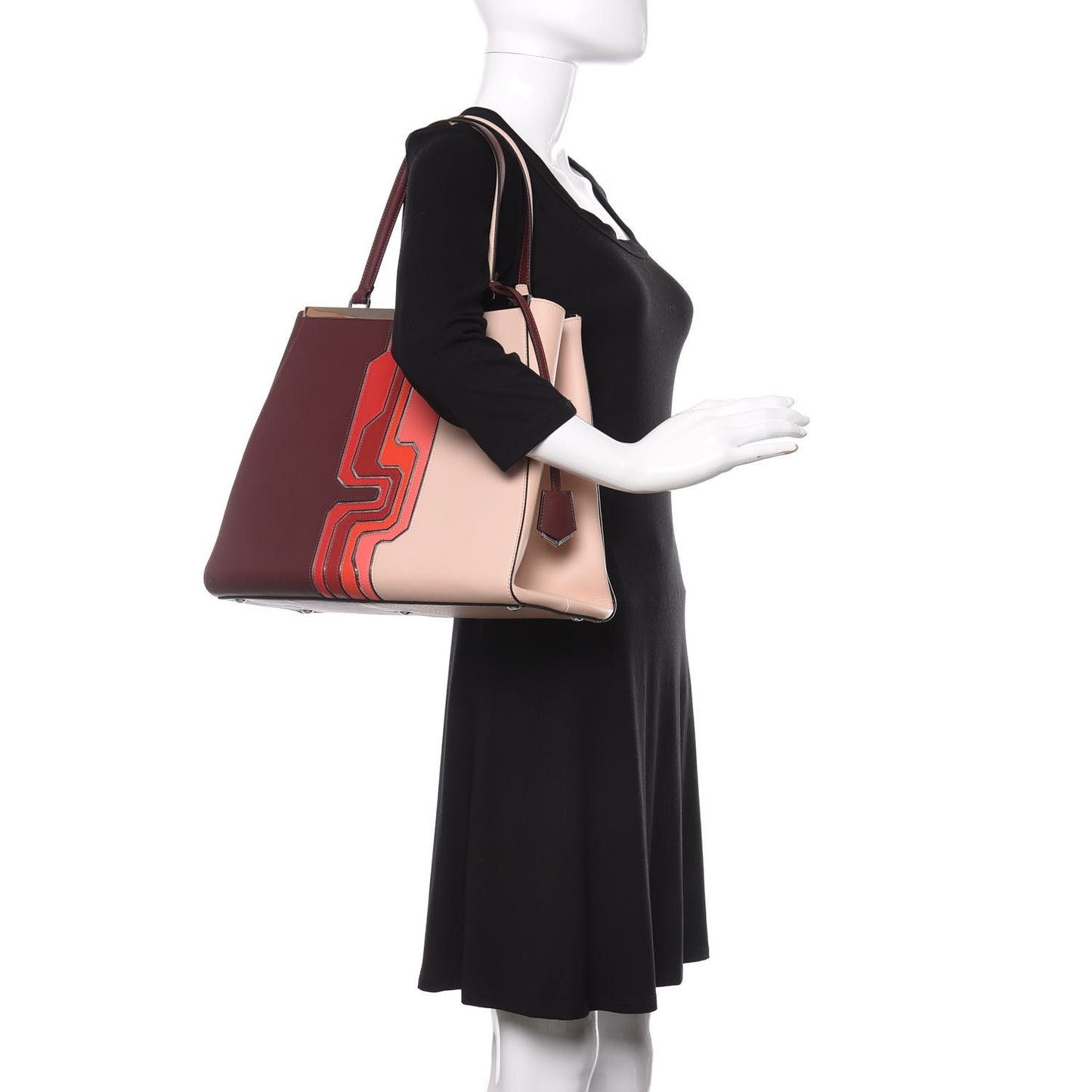 Vitello Circuit Inlay Large 3Jours Tote Multicolor
