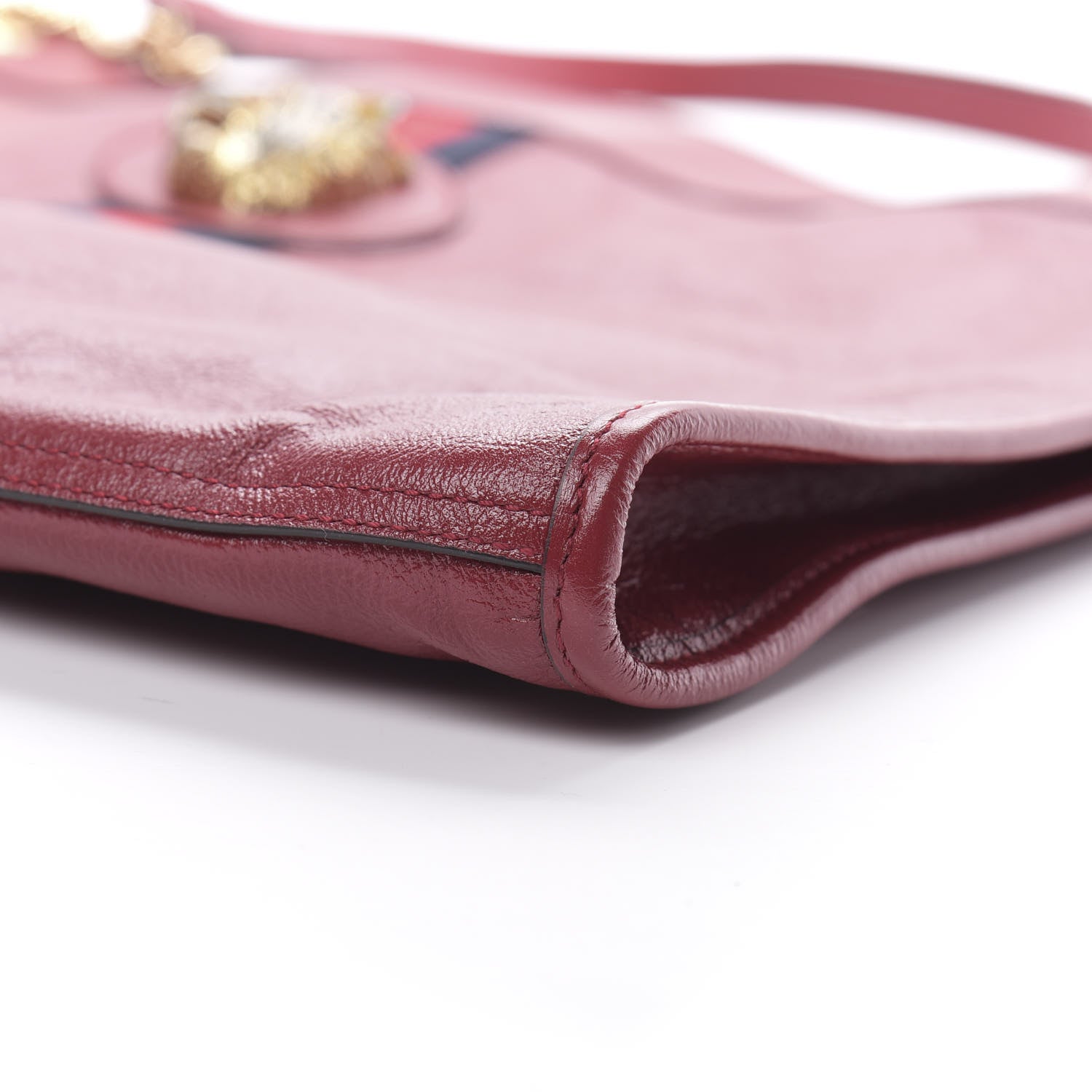 Gucci Calfskin Large Rajah Chain Tote Romantic Cherry 11 of 11